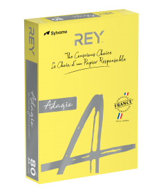 REY ADAGIO 66, A4, 80 g/m,, 500 sh., yellow