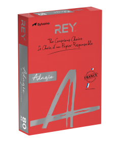 REY ADAGIO 22, A4, 80 g/m., 500 sh., red