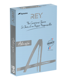 REY ADAGIO 01, A4, 80 g/m., 500 sh., blue